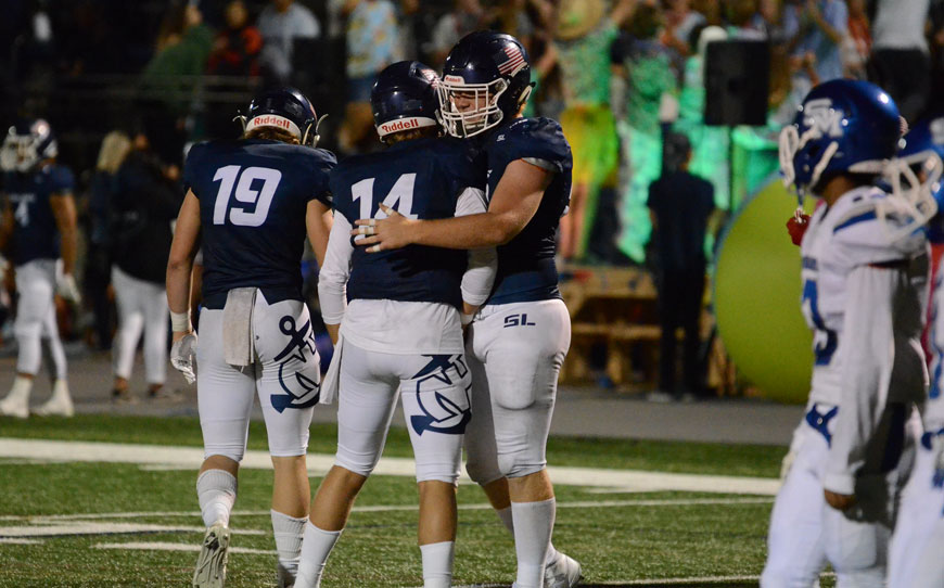 Harbor Hammers San Marino 48-7;  Sailors Improve to 5-0