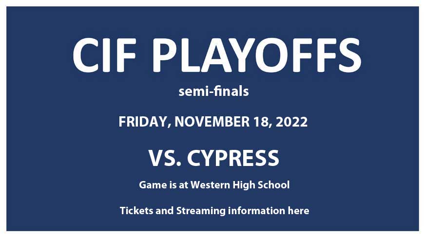 CIF Semifinal game Newport vs. Cypress - tickets and streaming information