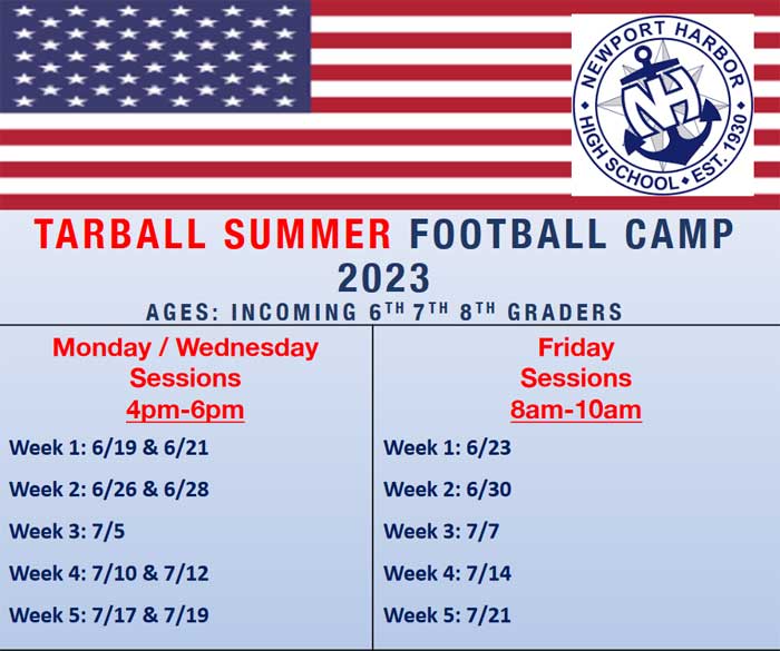 TarBall Youth 2023 Camp (incoming 6th, 7th and 8th graders)