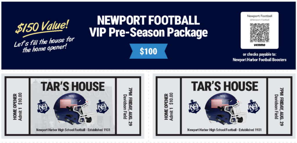 VIP Pre-Season Package Now Available until August 27th