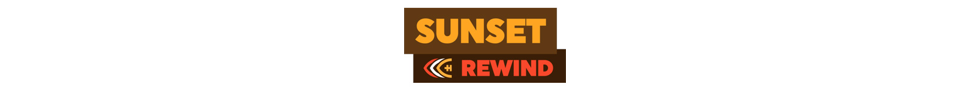 Sunset Rewind ad banner