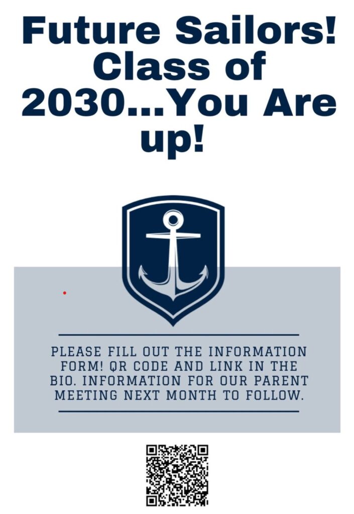 Future Sailors: Class of 2030...YOU ARE UP!