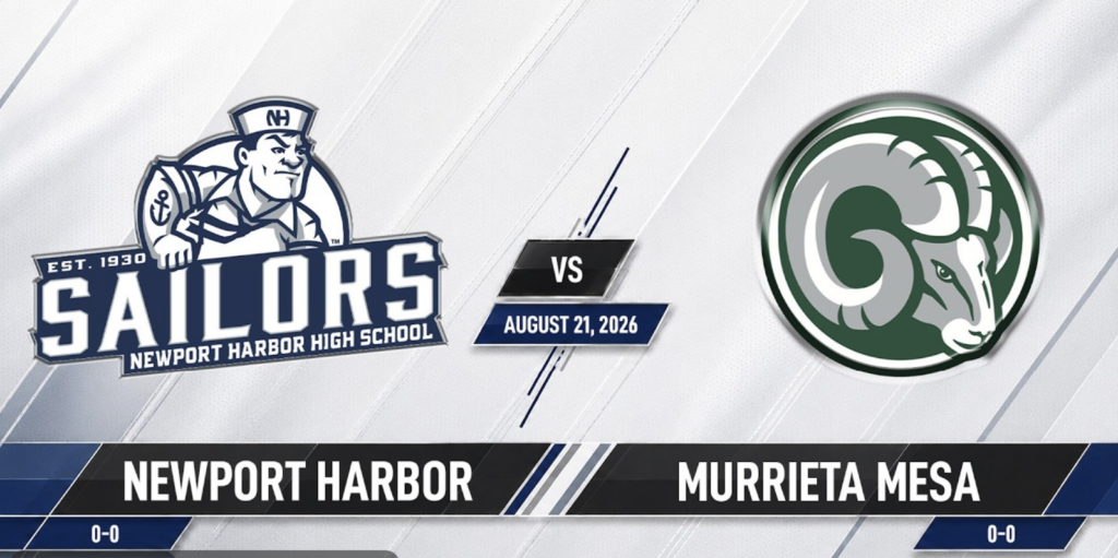 TarTV to cover Newport Harbor Football vs. Murrieta Mesa